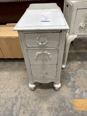 White Provincial Accent Table