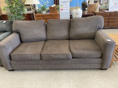 Brown 3 Seat Couch