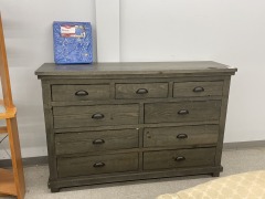 9 Drawer Charcoal Bureau