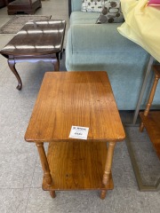 Small wooden table