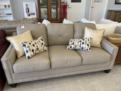 Studded 3 Seater Couch