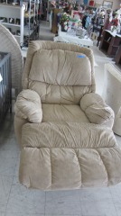 Overstuffed Plush Rocker\/Recliner