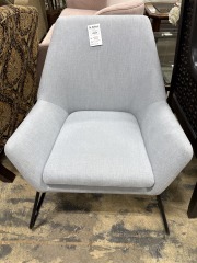 Feather Grey Armchair
