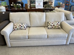 Cream 3 Seater Couch