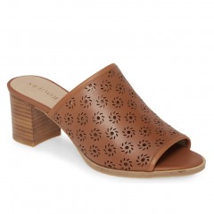 2906 Y1 | JACK ROGERS Ronnie Block Heel Mule Slides