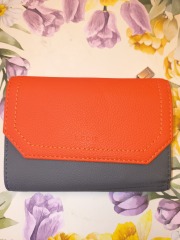 Lodis Wristlet Orange\/Gray