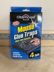 4pk MOUSE GLUE TRAPS (CH89014)