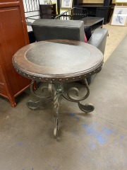 Ornamented Studded Side Table