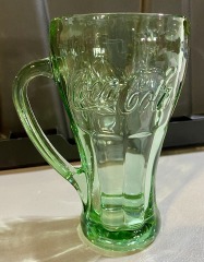 Libbey Coca-Cola Georgia Green Glass Mugs - Set of 12