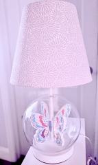 Butterfly in Globe Lamp