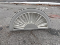 Arch Plantation Shutters 25 3\/4\