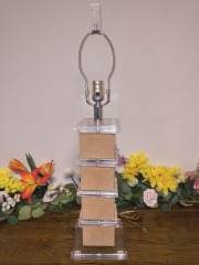 Lucite MCM Hollywood Regency lamp