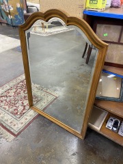 Ethan Allen Arched Wooden Wall Mirror (28 x 42 1\/2)