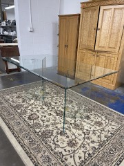 Invisible Modern Glass Dining Table