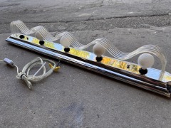 Vintage Bel Air Wavy Acrylic Vanity Light