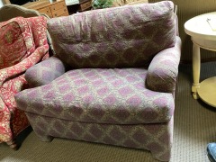 Purple Pattern Chair