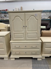 Off White Small Armoire