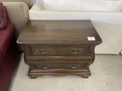 Chunky 2 drawer End Table