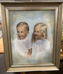 The Sunshine Power of the Wonder Twins Hand Painted Photo
