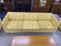 Vintage 1970's Milo Baughman for Thayer Coggin Tuxedo Couch