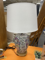 Vintage Chinese Ginger Jar Lamp