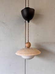 Natural Stone Pendant Light Fixture