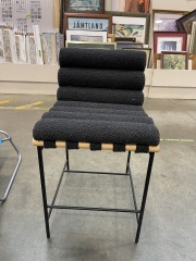 Plush Black Chair