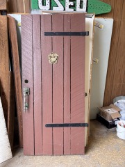 Strap Hinge Wood Exterior Door 35 5\/8\