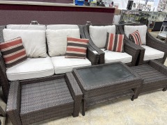 Outdoor ratan furniture set