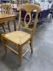 Eclectic Reed Seat Dining Chair (Each)