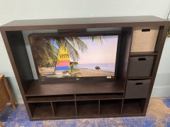Faux Wood Modular TV Stand