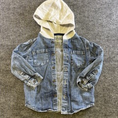 Cat & Jack Denim Hoodie 3T
