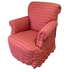 Red Highland House Chair  w\/Front Casters