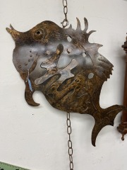 Funky Fish Metal Wall Art