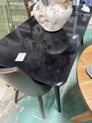 Black Mid Century Style Dining Table