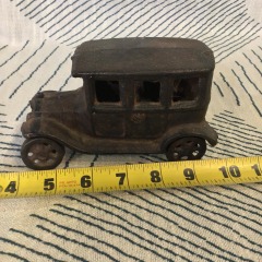 Original 1920's Cast Iron Ford Model T Toy Sedan Nice
