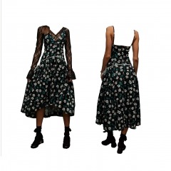2023P1 | FREE PEOPLE Julep Midi Dress | SMALL | BLACK
