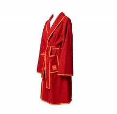 2330P3 | OTT Ray Bathrobe | SMALL - MEDIUM | RED ORANGE