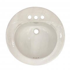 19\u201d Diameter Drop In Sink