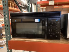 Black Over the range Microwave