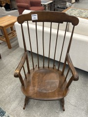 Simple Wooden Rocker