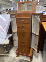 Mission Style Jewelry Armoire
