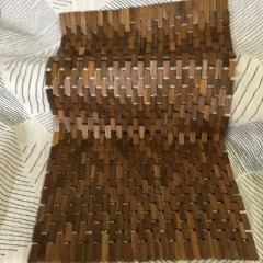 Bamboo Spa-Like Bath Rug for Outside Tubs and Showers - Slipx Solutions: Non-Slip, Woven Wooden Tub Mat, Rectangular Shape