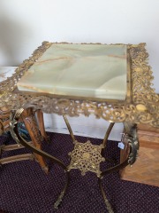 Brass Victorian Plant Stand