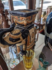 Blue Elephant Planter
