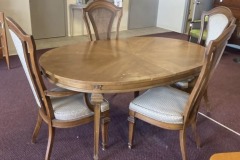 Oval Kitchen Table and 4 Chairs