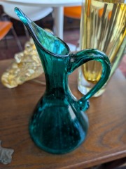 Green Bubbled Pitcher