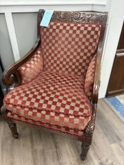 Epoca Checkered Chair