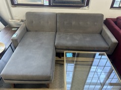 2 pc. Gray Sofa
