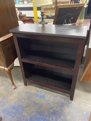 Small Dark Wood Bookshelf
